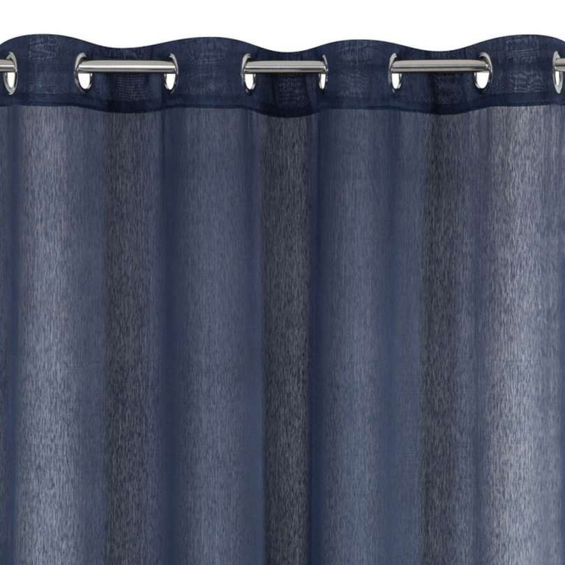 Vruchtbaar censuur Correspondent Vitrage donkerblauw 140x250cm x 2 stuks - Vitrage Ring - Vitrage