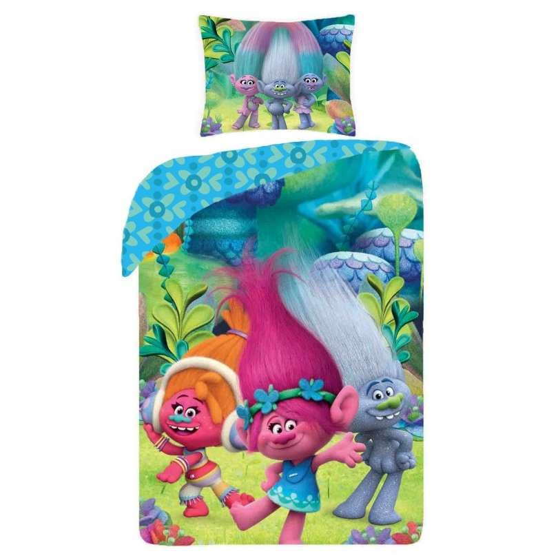 Kinderdekbedovertrek Trolls 140x200 cm 