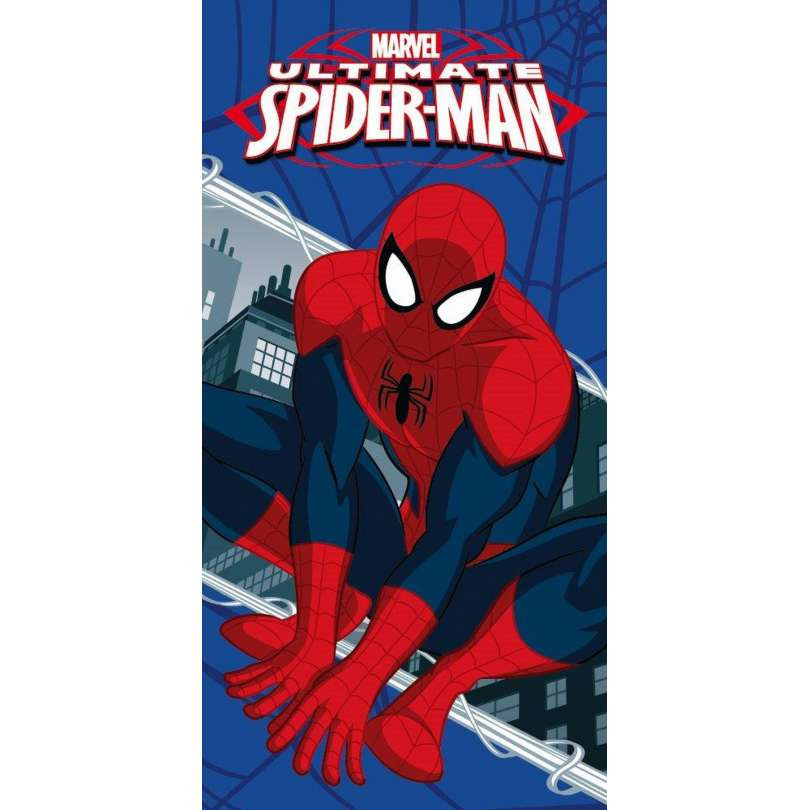 Ijveraar Belachelijk Avonturier Kinderhanddoek SpiderMan 70x140 cm - kinderhanddoeken - handdoeken