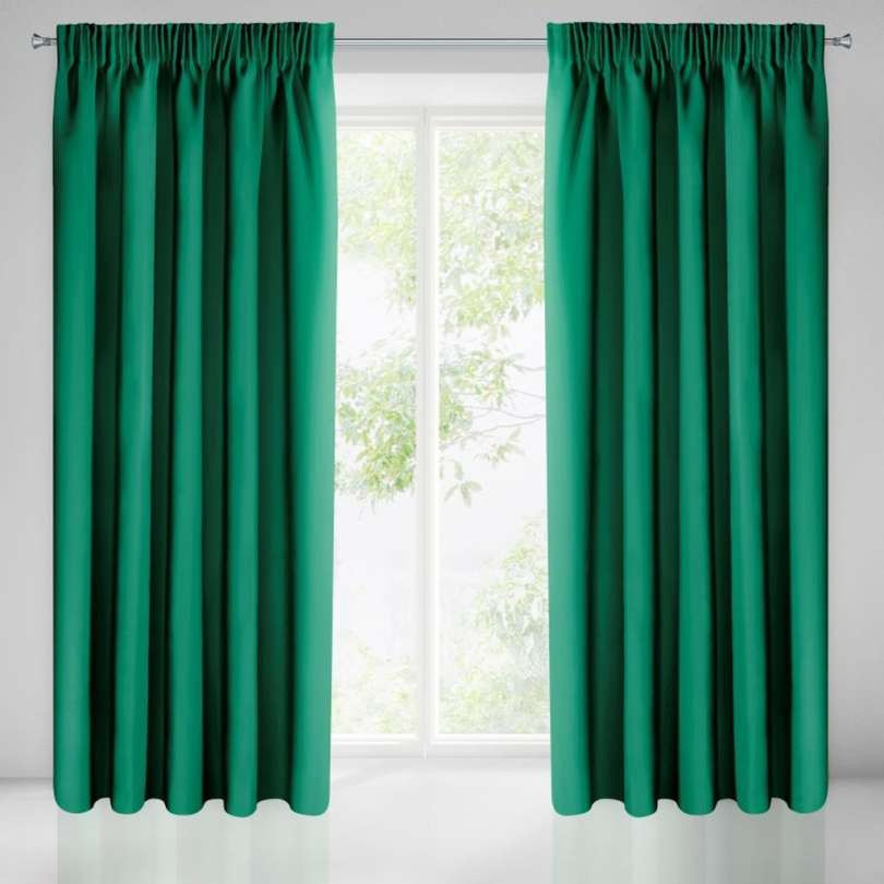VERDUISTERENDE PLOOIGORDIJN groen 135x270cm x 2 stuks