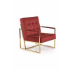 fauteuil stoel vienna rood