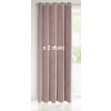 Ringgordijn Velours oudroze 140x250cm x 2 stuks