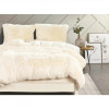 TEDDY DEKBEDOVERTREKSET FLUFFY CREME