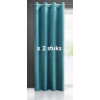 RINGGORDIJN VELOURS TURQUOISE 140X250CM X 2 STUKS